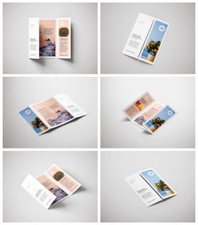 册页宣传册册子杂志样机