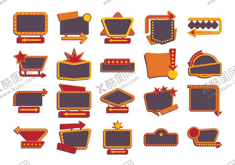 编号：82187511250037176342【酷图网】源文件下载-复古标签