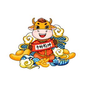 卡通牛形象