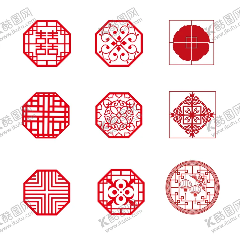 编号：14065207020227212302【酷图网】源文件下载-窗花