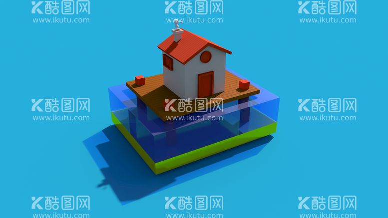 编号：98170309301618319503【酷图网】源文件下载-C4D 三维壁纸 定格16点 