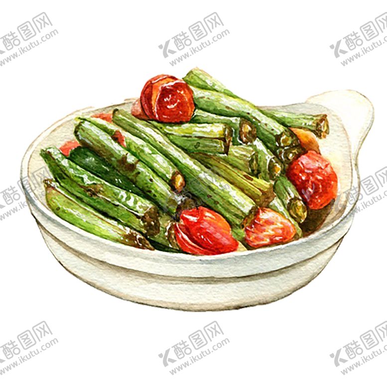 编号：10182309260117221523【酷图网】源文件下载-干煸豆角