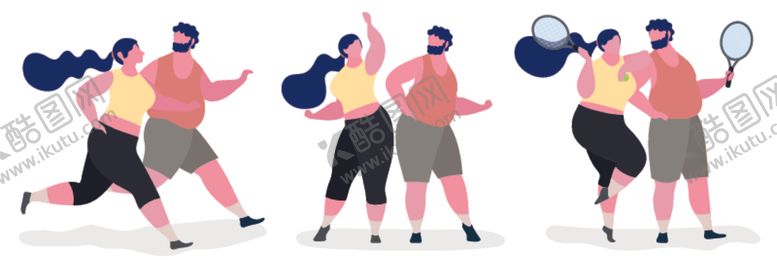 编号：32576809242004444686【酷图网】源文件下载-矢量人物景素材