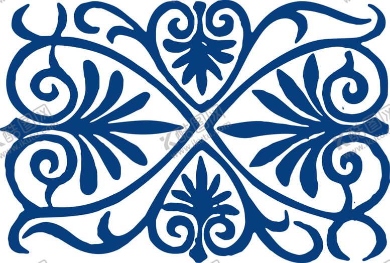 编号：11496109241204481210【酷图网】源文件下载-青花瓷图案