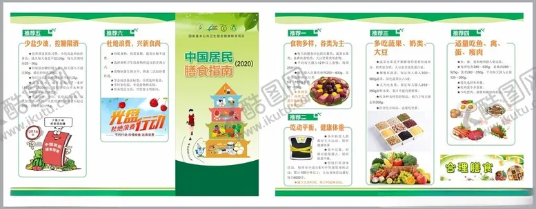 编号：22643304011339286725【酷图网】源文件下载-居民膳食折页