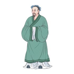 国学人物插画