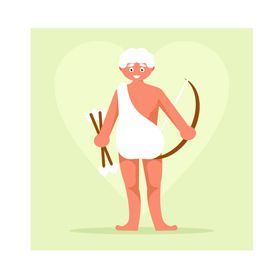 人物插画卡通青年