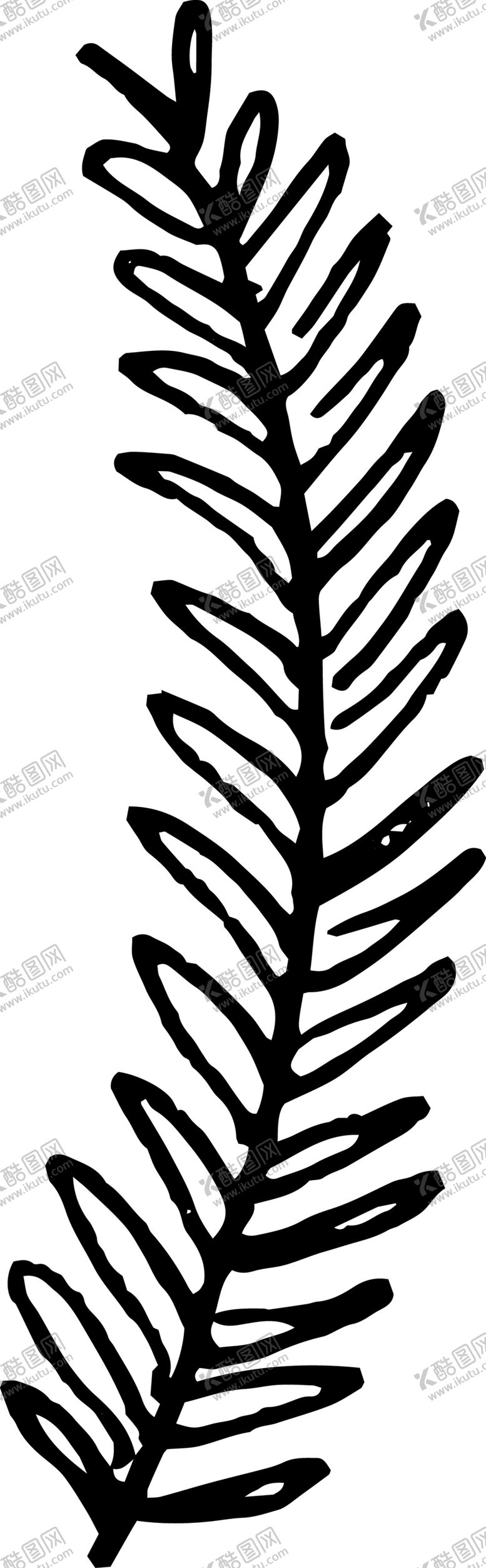 编号：54037510280230311684【酷图网】源文件下载-手绘植物枝干