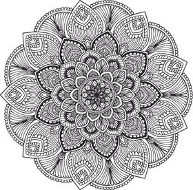曼陀罗花纹