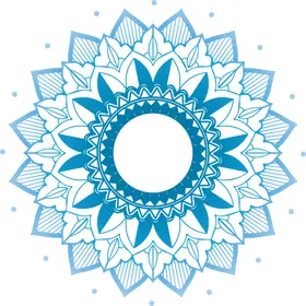 彩色复古花纹透明底图案样式杂png