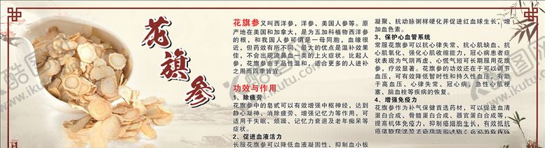 编号：60217110091715343490【酷图网】源文件下载-花旗参