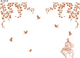 对角花素材图