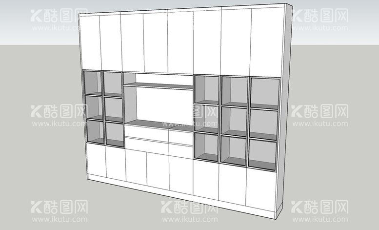 编号：14880712022339235450【酷图网】源文件下载-客厅柜