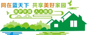 保护环境创意主题画面
