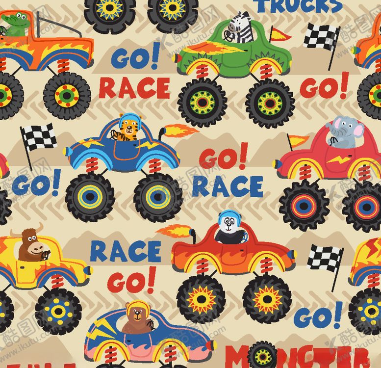 编号：12692410091231095693【酷图网】源文件下载-卡通创意拼接图案设计