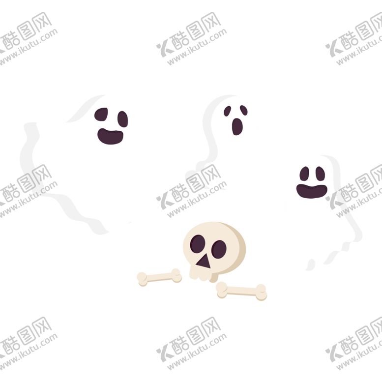 编号：36085904150941046744【酷图网】源文件下载-白色吓人幽灵