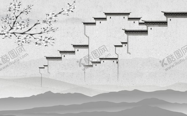 编号：99056307030719577323【酷图网】源文件下载-水墨装饰画