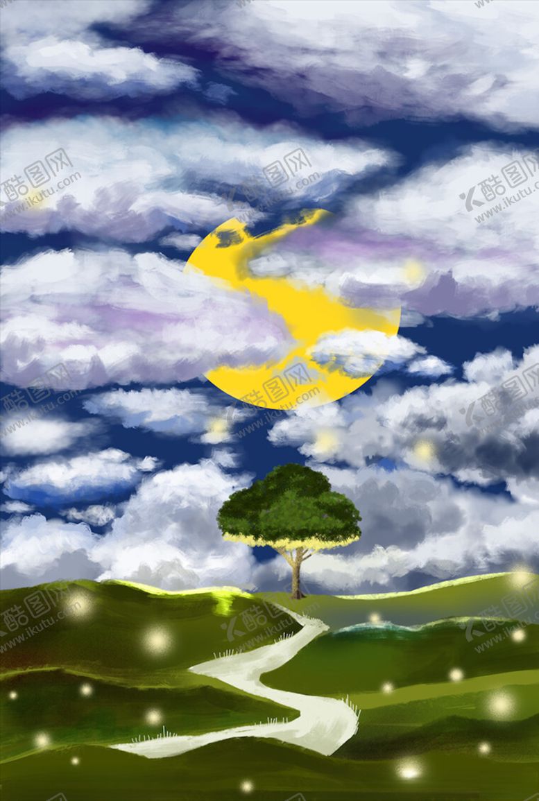 编号：35577504171643186754【酷图网】源文件下载-梦幻插画
