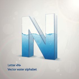 时尚卡通英文字母D字设计艺术字