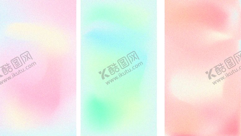 编号：78635209151313108634【酷图网】源文件下载-渐变背景磨砂质感展板海报背景简约文艺