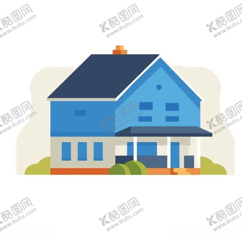 编号：97344109271724357310【酷图网】源文件下载-房子画插画房屋矢量图