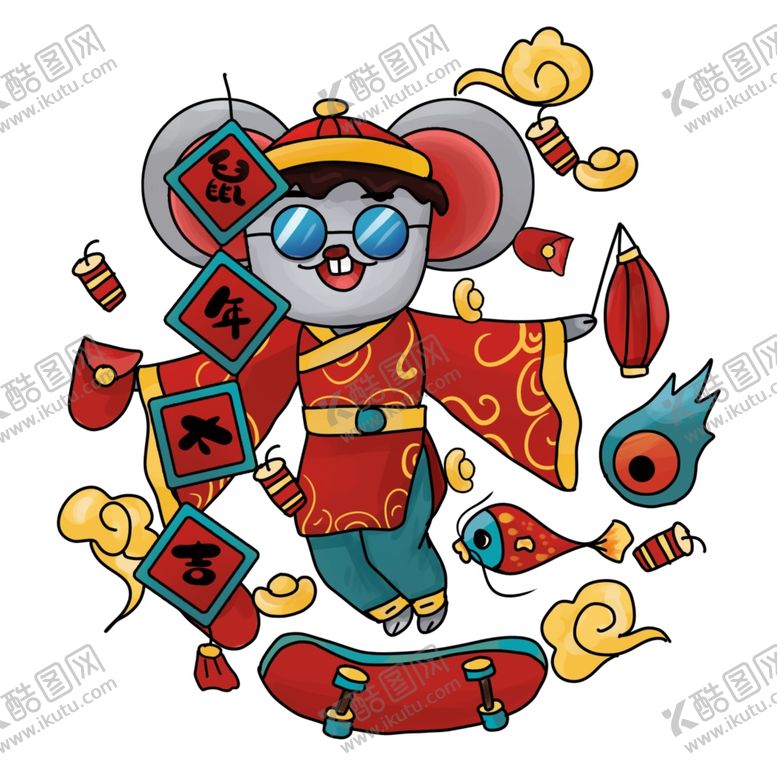 编号：89251510110644204543【酷图网】源文件下载-国潮手绘