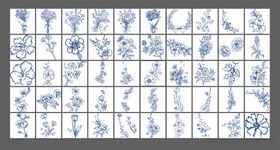 青花瓷图案瓷砖