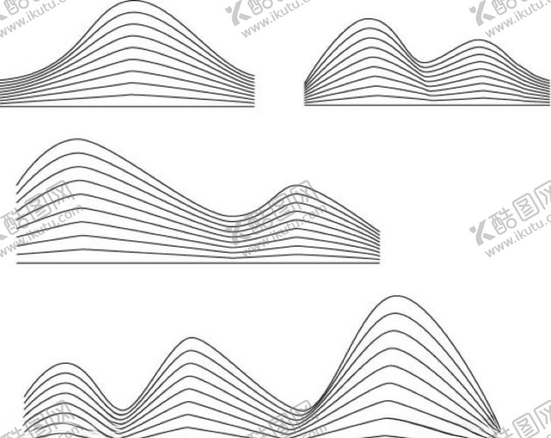编号：88119609241006204126【酷图网】源文件下载-线条山峰