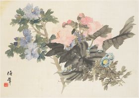 国画花鸟字画