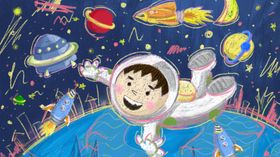 插画素材水瓶背景卡通橘子