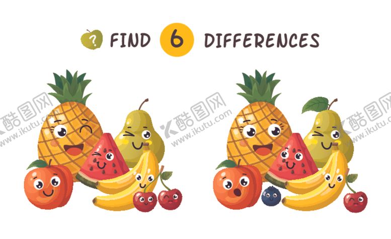 编号：15716410050651491728【酷图网】源文件下载-卡通水果