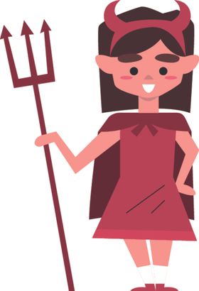 万圣节扮演卡通人物装鬼怪