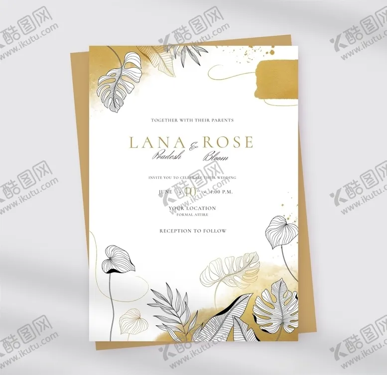 编号：90432204301805034120【酷图网】源文件下载-婚礼结婚请柬邀请函