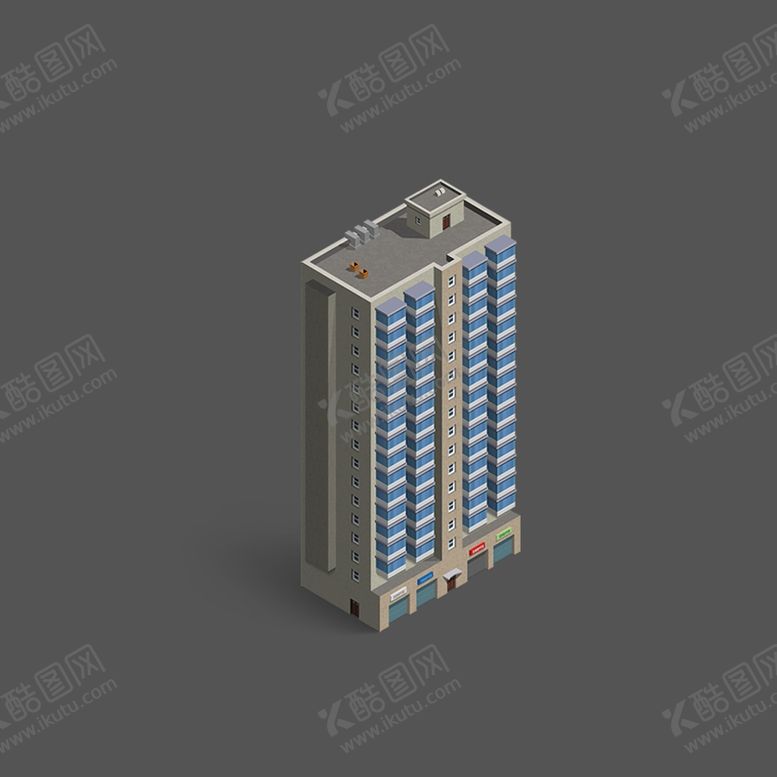 编号：13302909171640505147【酷图网】源文件下载-扁平建筑