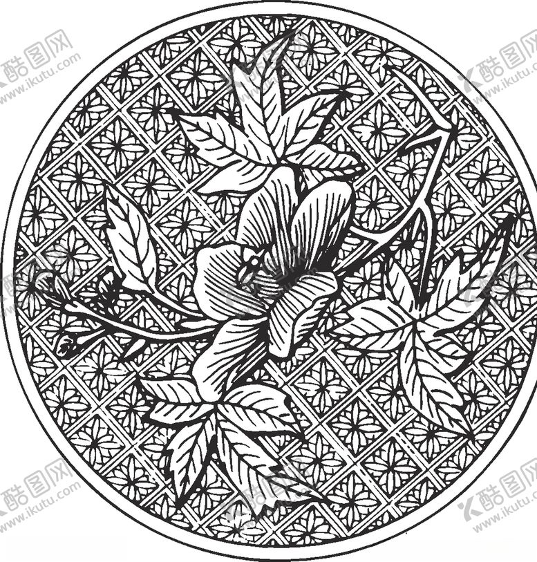 编号：84122909271149388123【酷图网】源文件下载-镂空花图案