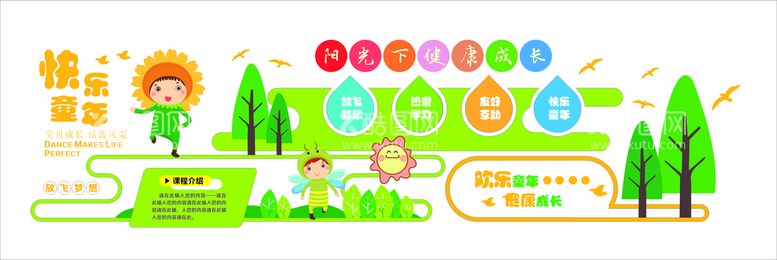 编号：38759810272142071550【酷图网】源文件下载-幼儿园文化墙