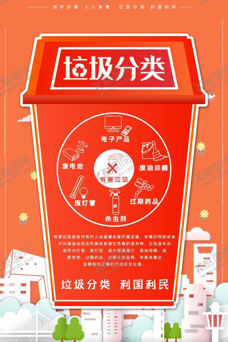 编号：57203606240420021160【酷图网】源文件下载-垃圾分类