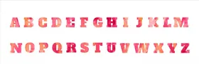 卡通字母