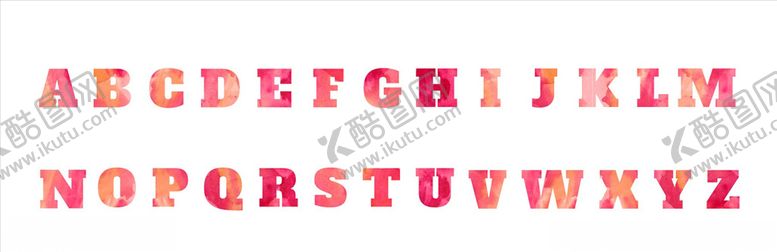 编号：66673210031959454992【酷图网】源文件下载-卡通字母