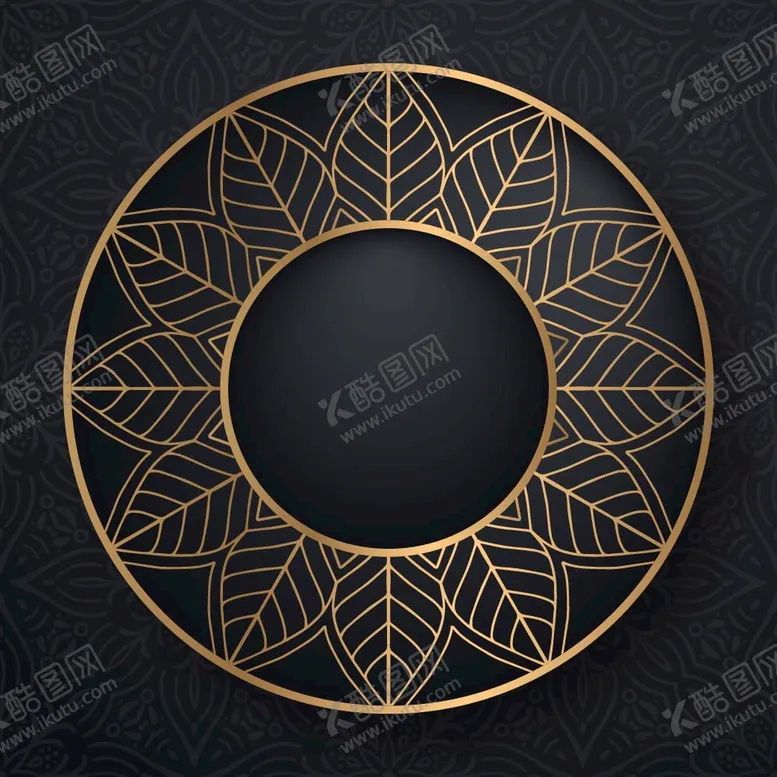 编号：35901611211956032733【酷图网】源文件下载-金色古典花纹