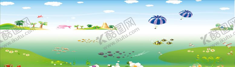 编号：11231506171126097705【酷图网】源文件下载-学校卡通画