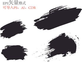 矢量涂鸦墨迹背景图