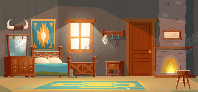 编号：52839006270810101795【酷图网】源文件下载-卡通房屋