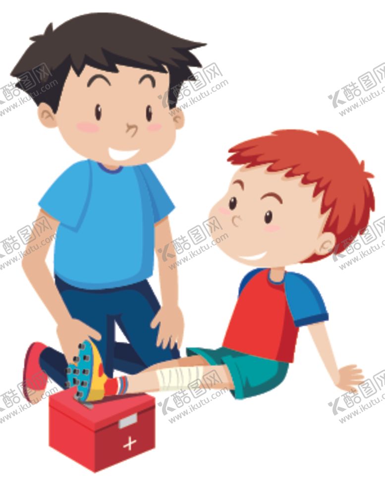 编号：37063205111905192027【酷图网】源文件下载-卡通伤病儿童