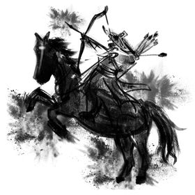 水墨武侠人物