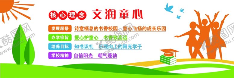 编号：39800607090032387710【酷图网】源文件下载-校园文化墙