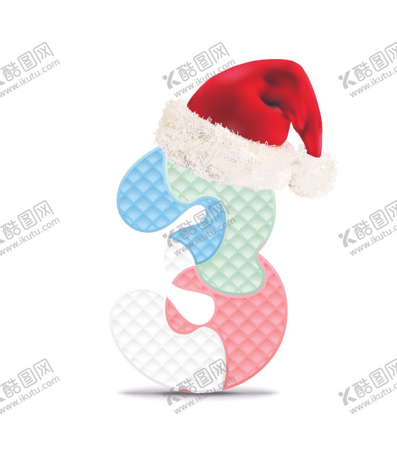 编号：20920410121554097371【酷图网】源文件下载-时尚卡通数字3三字设计艺术字