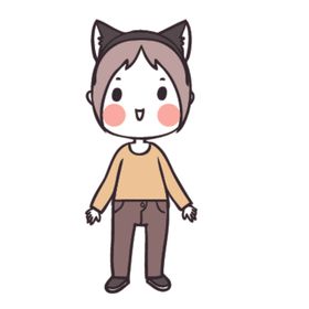 可爱人物形象插画