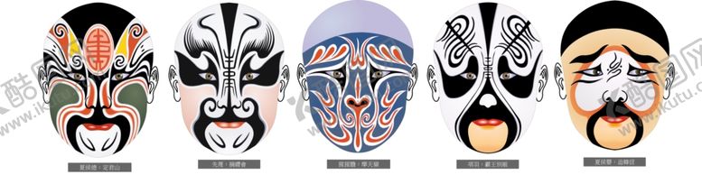 编号：95016906281338383008【酷图网】源文件下载-京剧脸谱
