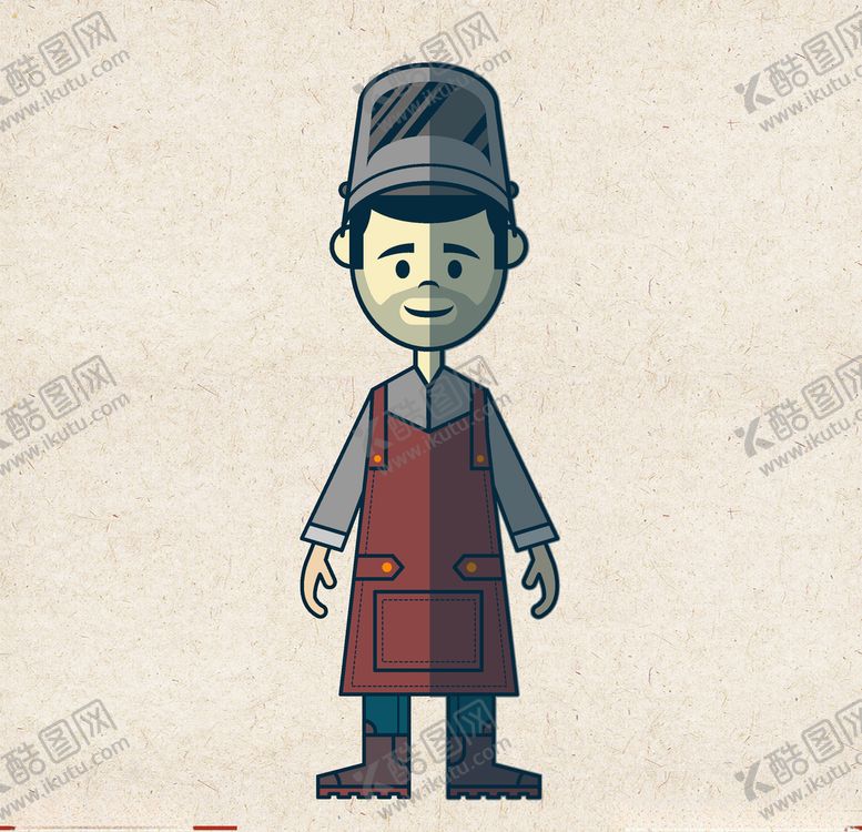 编号：91563009200702552263【酷图网】源文件下载-矢量人物扁平人物职业人物